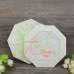 Green Unique Marriage Invitation Card